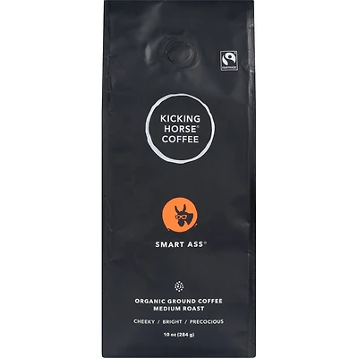 Organic Fairtrade Medium Roast Ground Coffee, Smart Ass