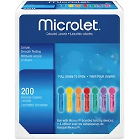 LES LANCETTES MICROLET® COLOURÉES 200's