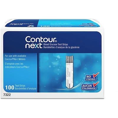 LES BANDELETTES D'ANALYSE CONTOUR®NEXT 100's