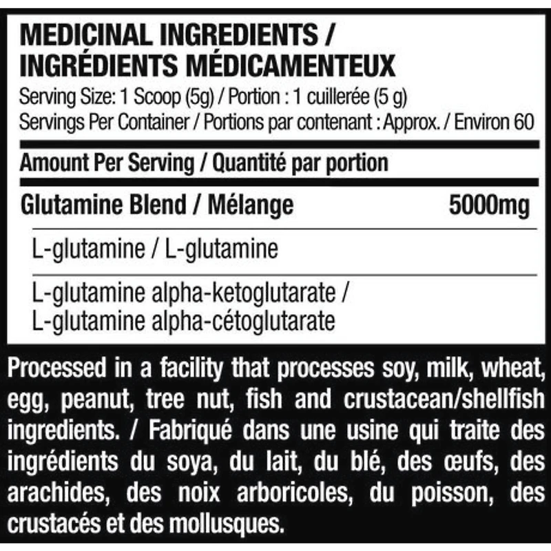 Poudre de glutamine de la série Elite de Six Star