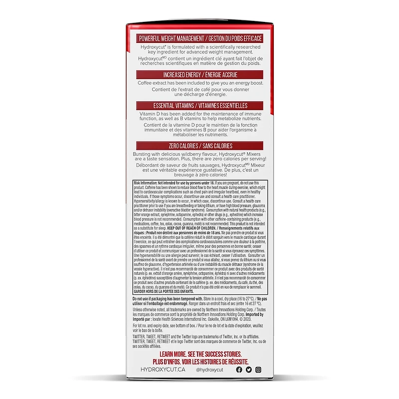 Hydroxycut Wildberry Instant Drink Mi