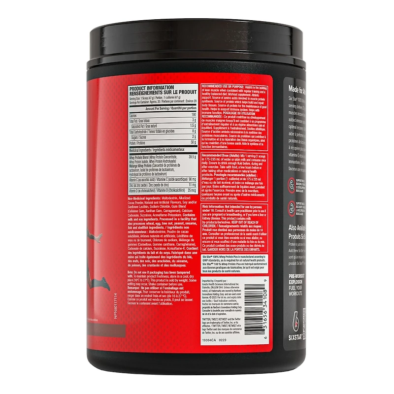 Six Star Elite Series Whey Protein plus Triple Chocolate Powder