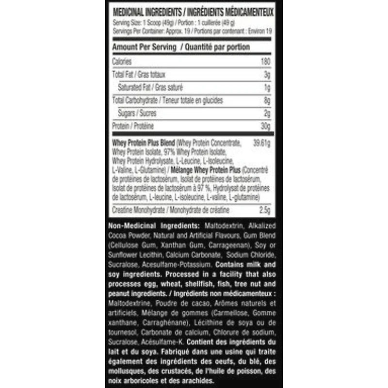 Six Star Elite Series Whey Protein plus Triple Chocolate Powder
