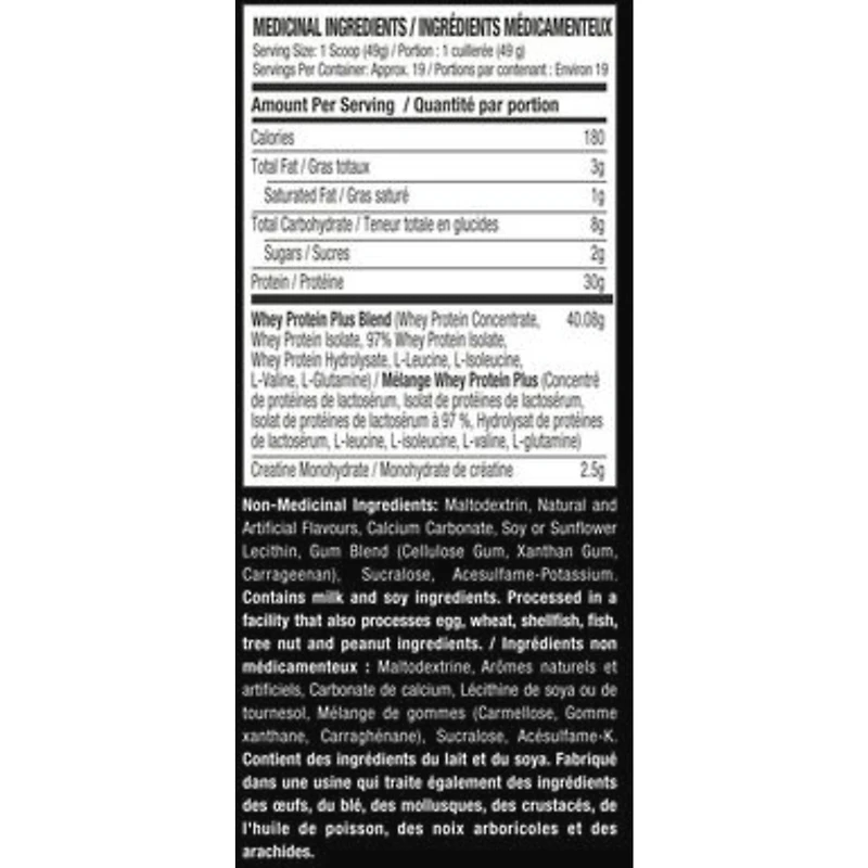 Six Star Elite Series Whey Protein plus Vanilla Cream Powder