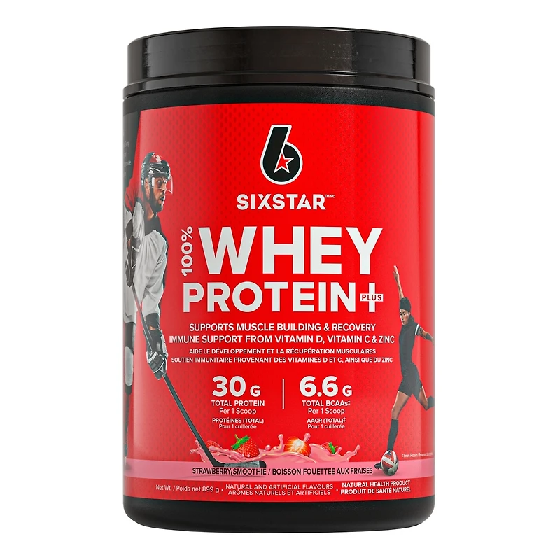 Six Star Elite Series Whey Protein Plus Strawberry Powder