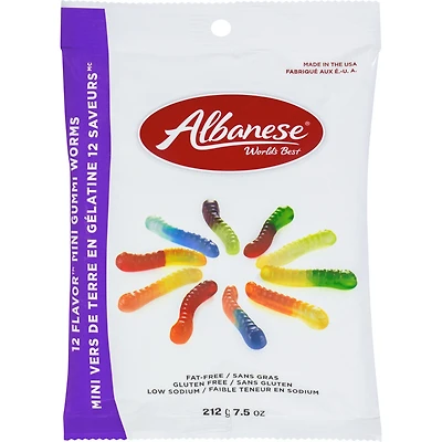 12 Flavor Mini Gummi Worms