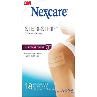 Sutures cutanées Steri-Strip(MC) Nexcare(MC), 18/paquet