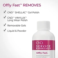 Dissolvant hydratant CND OFFLY FAST®