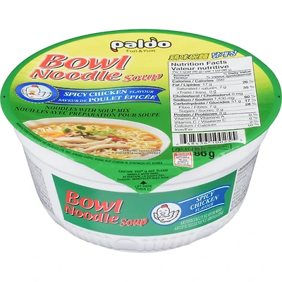 Noodles With Soup Mix Spicy Chicken Flavour