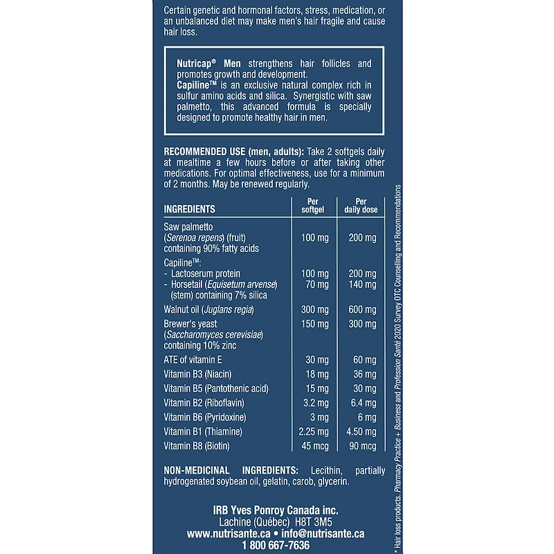 Nutricap Homme