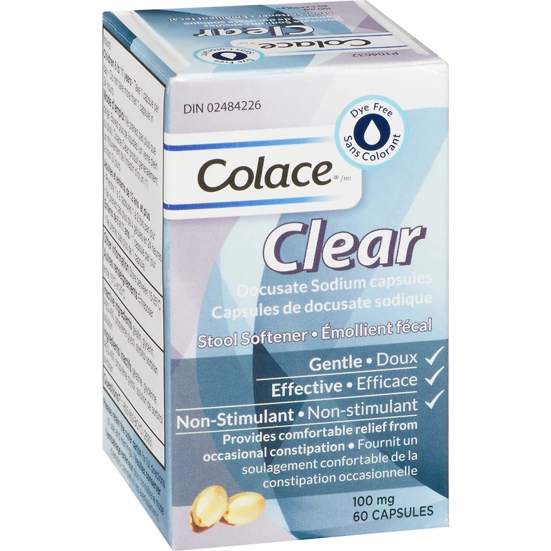 Capsules de Docusate Sodique Émollient Fécal