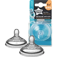 Tétine Anti-Coliques Avancée de Tommee Tippee Débit Rapide, Paq. De 2.