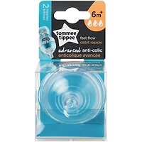 Tétine Anti-Coliques Avancée de Tommee Tippee Débit Rapide, Paq. De 2.