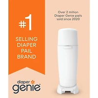 Recharge ronde non-parfumée pour poubelle à couches Diaper Genie Emballage de 3 recharges