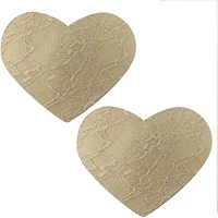 Cache-mamelons Dentelle Coeur
