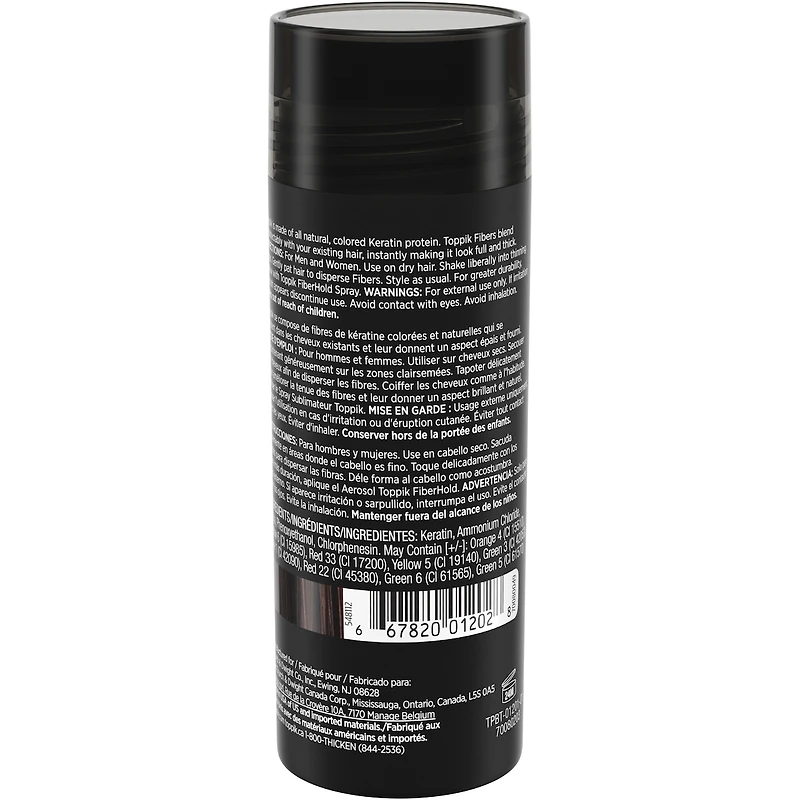 TOPPIK Fibres capillaires densifiantes