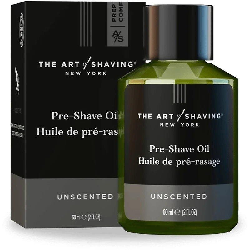 Huile de prérasage sans parfum