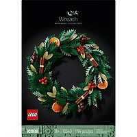 LEGO Icons Wreath-Making Kit and Holiday Garland 10340
