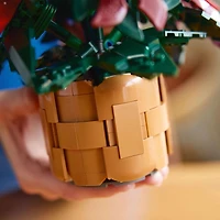 LEGO Icons Poinsettia Plant Building Set and Centerpiece Table Decoration 10370