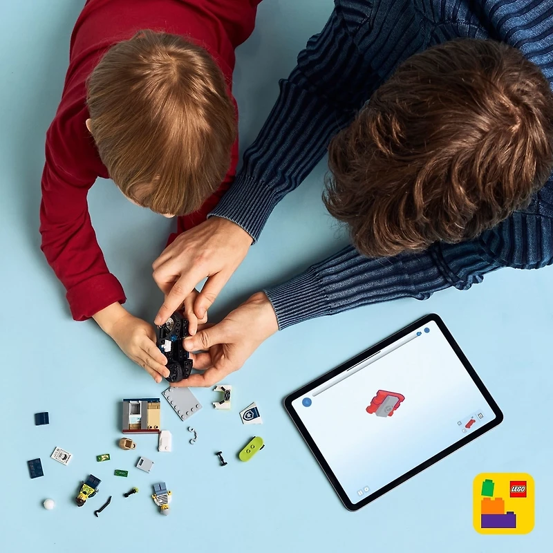 LEGO City La Poursuite en Moto de Police, Jouet, Ensemble de Moto pour les 4 Ans et Plus 60455