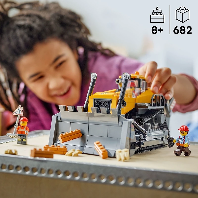 LEGO City Yellow Bulldozer Construction Site 60466