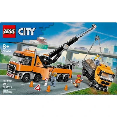 LEGO City La Dépanneuse Robuste avec Grue, Ensemble à Construire 60467