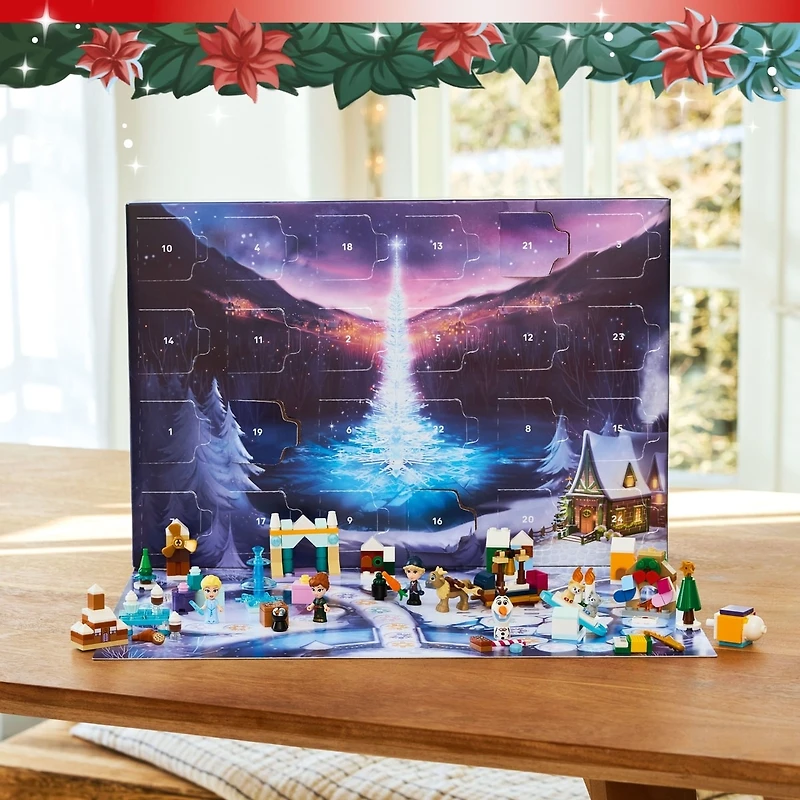 LEGO Disney La Reine des Neiges Le Calendrier de l’Avent 2025, Jouet Fantastique, Ensemble de Construction 43273