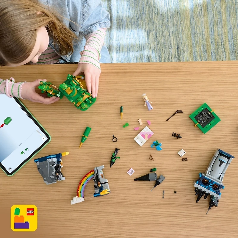 LEGO Wicked Emerald City et le Château de Kiamo Ko, Cadeau d’Aventure, Jouet de Construction 75689