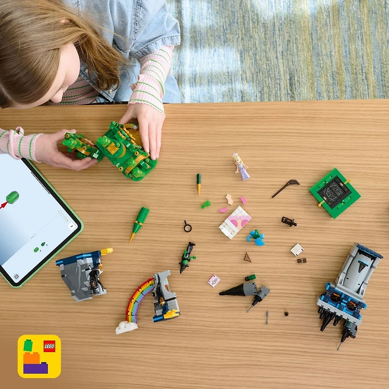 LEGO Wicked Emerald City et le Château de Kiamo Ko, Cadeau d’Aventure, Jouet de Construction 75689