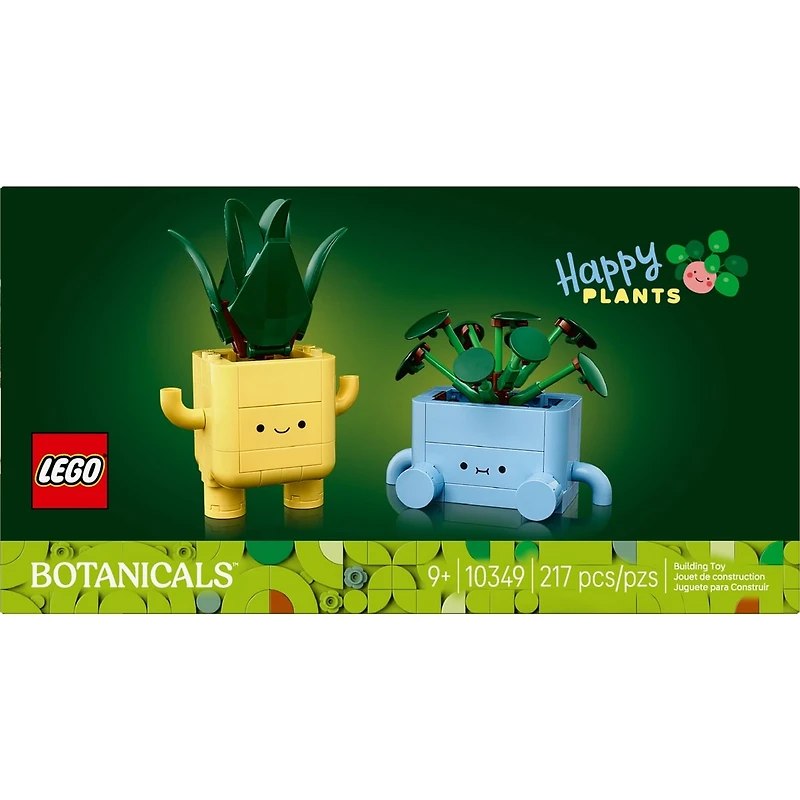 LEGO Botanicals Happy Plants Toy for Kids 9+ 10349