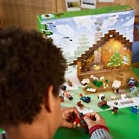 LEGO Minecraft Le Calendrier de l’Avent 2025, Cadeau de Noël pour Amateur de Jeu Vidéo pour Enfants 21280