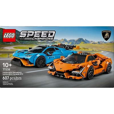 LEGO Speed Champions La Lamborghini Revuelto et la Huracán STO 77238