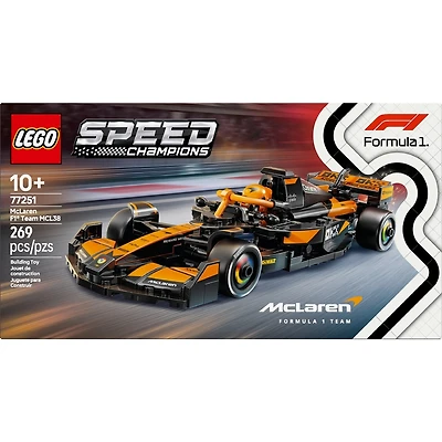 LEGO Speed Champions Voiture de Course McLaren F1 Team MCL38, Ensemble de Véhicule 77251