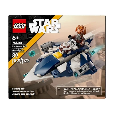 LEGO Star Wars Microvaisseau Jedi Starfighter de Plo Koon, Jouet de Construction 75400