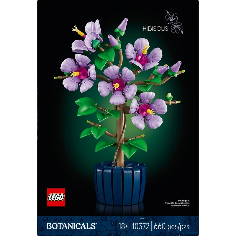 LEGO Botanicals L’Hibiscus, Ensemble pour Adultes 10372