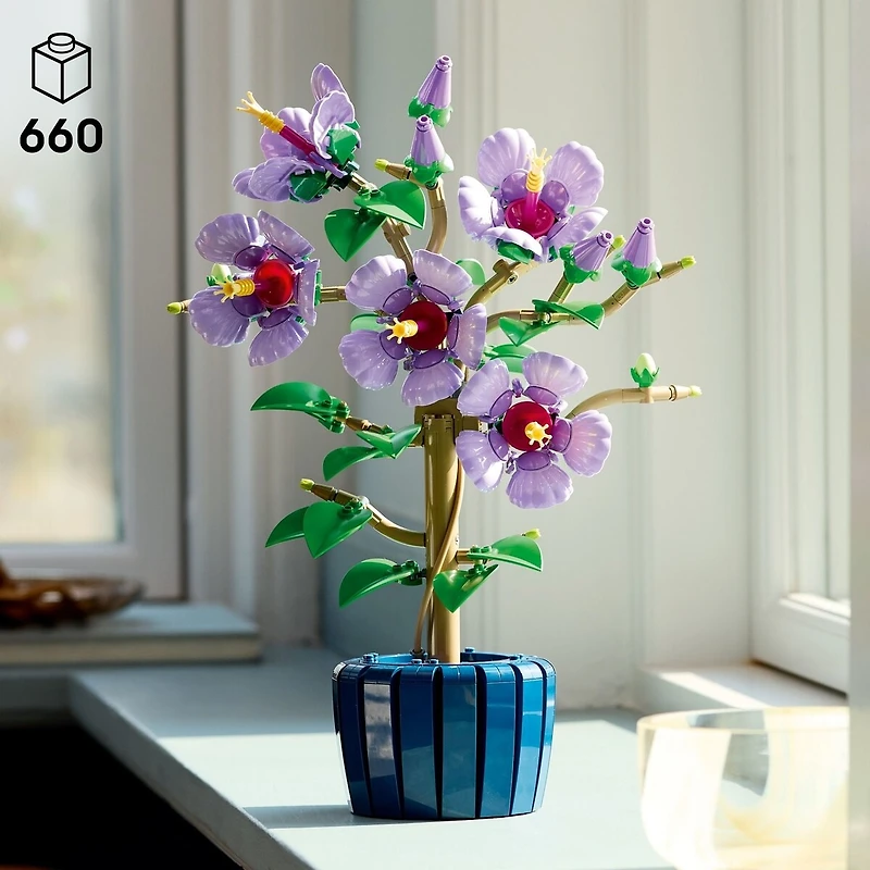 LEGO Botanicals L’Hibiscus, Ensemble pour Adultes 10372