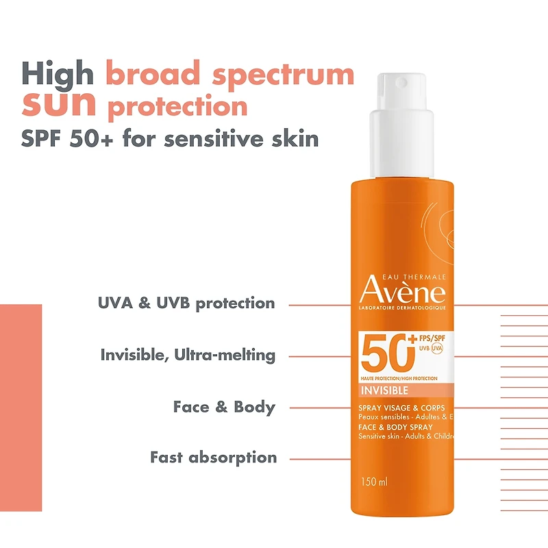 Face & Body Spray SPF50+