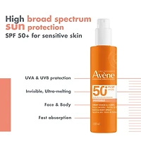 Face & Body Spray SPF50+