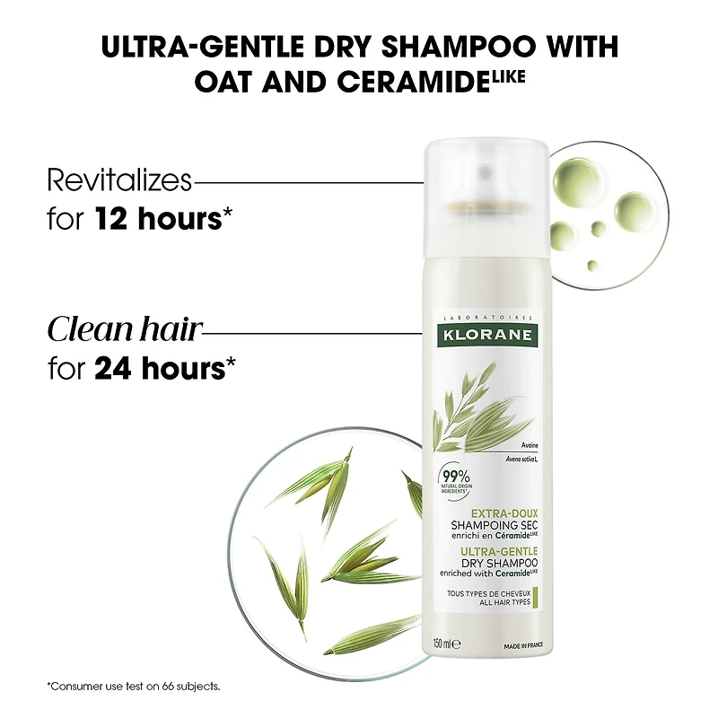 Shampooing sec au Lait d'Avoine - Extra doux