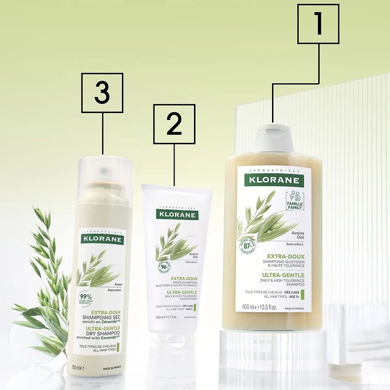 Shampooing sec au Lait d'Avoine - Extra doux