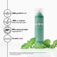 Oil Absorbing Dry Shampoo with Nettle - Tinted - Oily Dark Hair