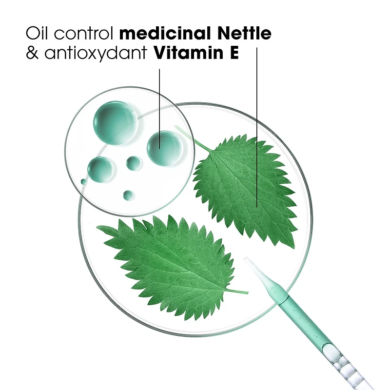 Oil Absorbing Dry Shampoo with Nettle - Tinted - Oily Dark Hair