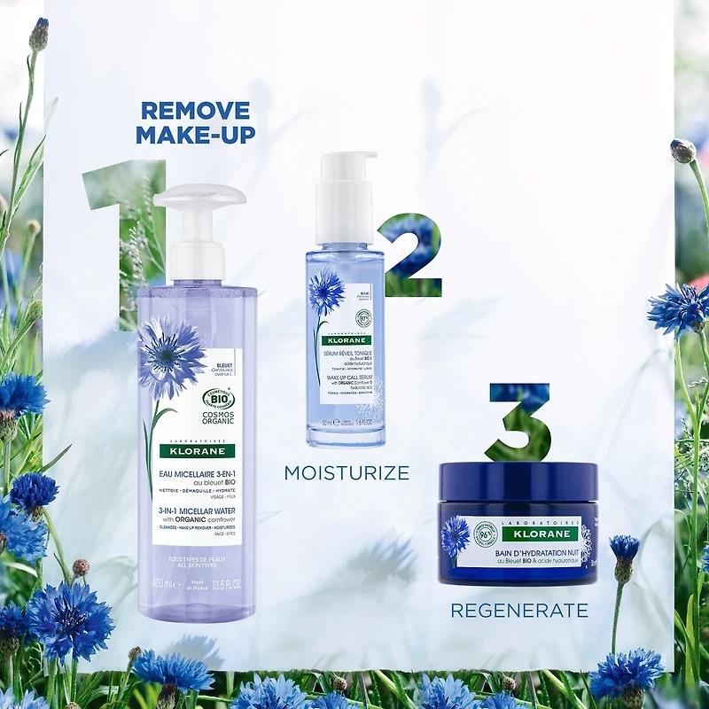 Eau micellaire au Bleuet BIO