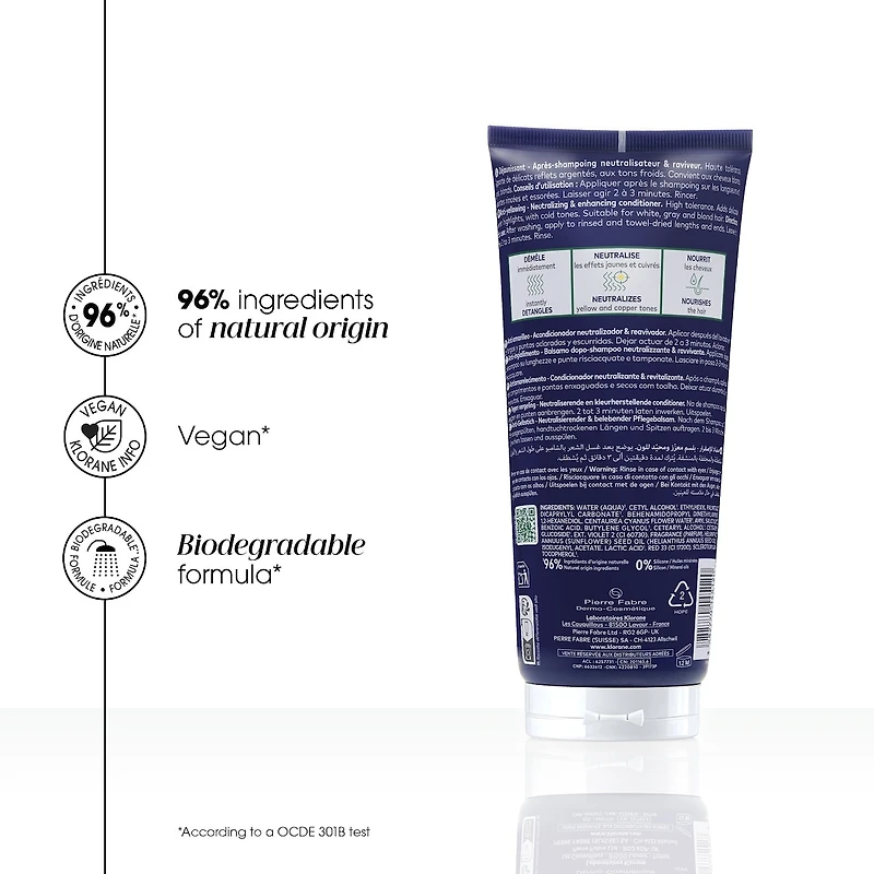 Anti-Yellowing Conditioner with ORGANIC Centaury - Grey and blond hair