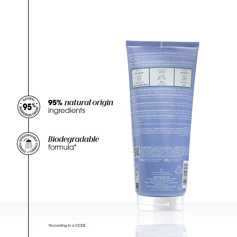 Conditioner with ORGANIC Flax - Volume - Fine hair