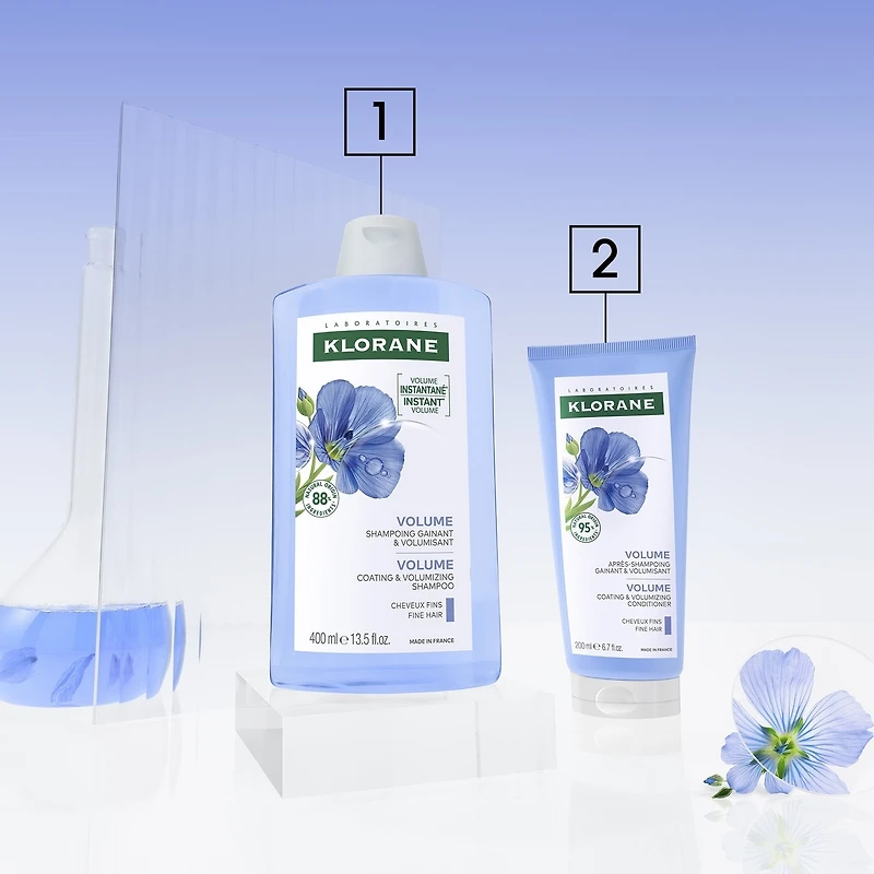 Conditioner with ORGANIC Flax - Volume - Fine hair