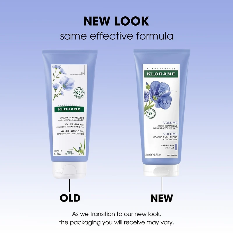 Conditioner with ORGANIC Flax - Volume - Fine hair