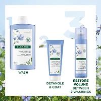 Shampoing sec Volume au Lin BIO - Cheveux fins, sans volume