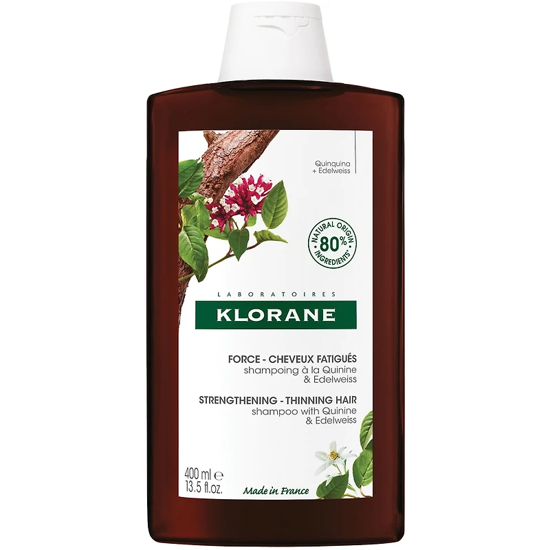 Shampooing à la Quinine et à l'Edelweiss BIO - Fortifiant pour les cheveux clairsemés