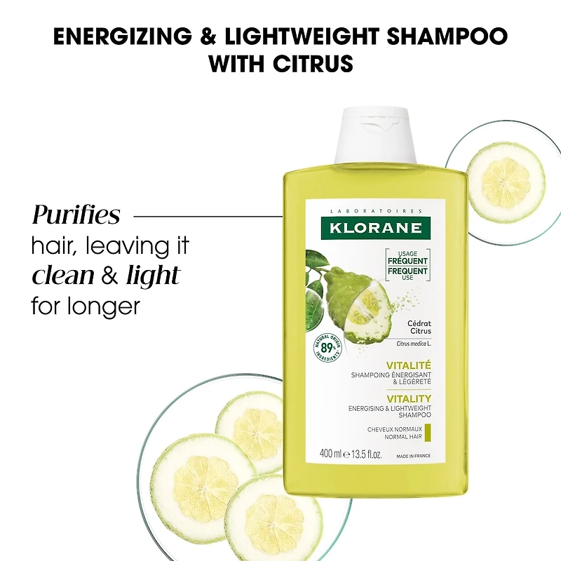 Purifying Shampoo with Citrus Pulp - Normal to Oily Hair - Purifying